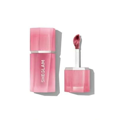 SHEGLAM Air Plush Lip & Cheek Cream-025 High Winds Multi-Use Liquid Blush And Lipstick Brand Beauty Makeup Face Paint Cosmetic For Women Girls Perfect For Spring Summer Ideal For Y2K Fancy Fashion Suitable For Birthday Mother'S Day Gift Rave Party Ready Best Color