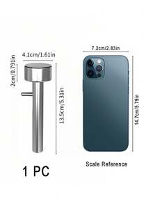 1 pieza Molde para hacer falafel y albóndigas, herramienta antiadherente de acero inoxidable para hacer falafel y albóndigas, molde profesional de acero inoxidable para hacer falafel - Plateado - Ver 7