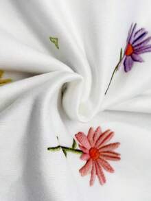 Women's Slim Fit Floral T-Shirt / Daily Casual / Summer - Multicolor - View 3