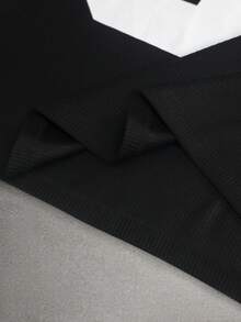 Manfinity Hypemode Camiseta de manga corta casual de hombre con estampado numérico, para verano - Negro - Ver 6