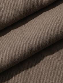 DAZY Long Brown Elastic Waist Loose Fit Men's Pants - Brown - View 3