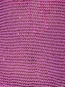 MUSERA Scroop Racer Neck Sequin Vest Top Girly Spring Summer Vacation Night Out Cute Occassion Golden Sands - Purple - View 6