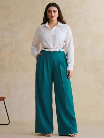 Anewsta 女士时尚百搭休闲/办公修身西装裤，春夏款