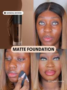 SHEGLAM Complexion Pro 持久透氣啞光粉底液-檀香啞光防汗粉底液控油全覆蓋無孔遮瑕防水無瑕不褪色輕薄液體粉底液 品牌 美容 化妝 化妝品 適合女性與女孩 完美搭配夏季春季 Y2K 時尚 流行 生日 母親節禮物 假期 派對準備就緒 最佳顏色 - Sandalwood - 查看 2