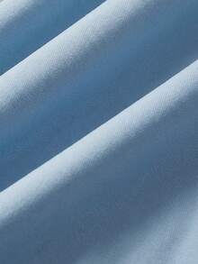 SHEIN Tween Girls Zip Up Half Zip Unitard Black Romper,Back To School,Leisure Outing - Blue - View 6