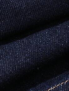 DAZY Toddler Boys' Washed Camouflage Print Denim Shorts Summer - Navy Blue - View 3