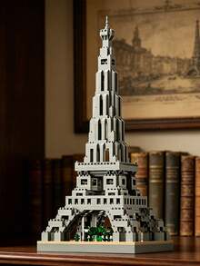 MINKOJA MINKOJA Famous Landmark Building Block Decoration, Creative 3D Assembled Building Module, Tabletop Architectural Decoration, Suitable As A Birthday/Halloween/Christmas Gift/Festive Gift, Home Decoration Ornament, Collectible, Building Block Model - Multicolor - View 10