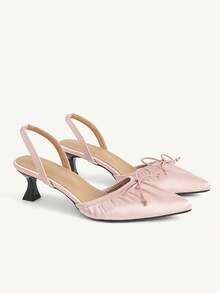 CUCCOO CHICEST Giày sandal cao gót nữ - Màu Hồng baby - Xem 2