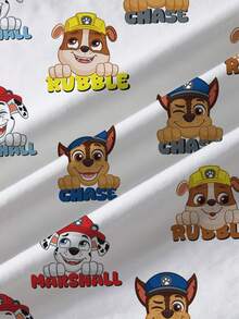 SHEIN | PAW Patrol 男童卡通印花短袖T恤，多件装 - 彩色 - 查看 14