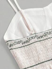 SHEIN 少女碎花无袖中长连衣裙 - 彩色 - 查看 5