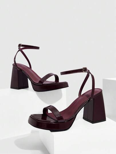 CUCCOO SZL Giày sandal cao gót quai mảnh màu đen thời trang dành cho nữ, giày tốt nghiệp, giày dự tiệc cho kỳ nghỉ hè, giày công sở thanh lịch, giày mùa xuân, giày lễ Phục sinh và Giáng sinh.