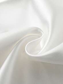 Balvessa 女士优雅水钻撞色蕾丝吊带背心，夏季必备 - 白色 - 查看 7