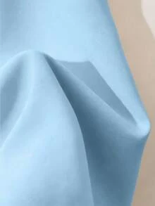 GlowEve 女士春夏时尚珍珠链装饰A字连衣裙，喇叭袖设计，适合日常外出、约会、派对、毕业典礼、节日、情人节等场合。 - 藍色 - 查看 6