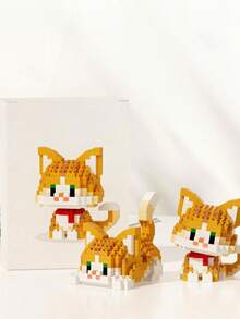 POKOJA LAND 可爱的猫咪积木玩具，方便携带，减压玩具，感官玩具，派对玩具，青少年玩具，派对、生日、圣诞节、周末和节假日的绝佳礼物。 - 彩色 - 查看 3