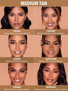 SHEGLAM Complexion Pro Long Lasting Breathable Matte Foundation-Chestnut Matte Sweat-Proof Foundation Oil Control Full Coverage Pore-Less Concealer Waterproof Flawless Non-Fading Weightless Liquid Foundation - Chestnut - View 6