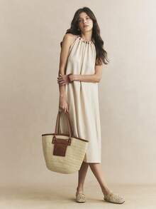 Giày bệt nữ mũi vuông dệt thủ công, thoải mái, dễ xỏ. - Vàng - Xem 5