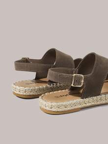 Styleloop Sandal đế bằng nữ, phong cách Boho, cổ điển Mỹ, Bohemian, miền Tây, thích hợp cho lễ hội âm nhạc, tiệc tùng, bãi biển, kỳ nghỉ, Giáng sinh và Ngày Valentine. - Rỉ Nâu - Xem 5