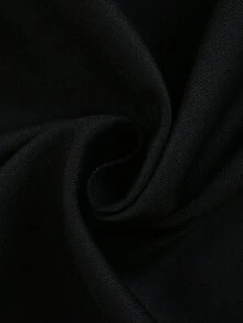 SHEIN LUNE CURVE 大码女式夏季休闲条纹印花方领吊带连衣裙，度假连衣裙，沙滩裙 - 彩色 - 查看 5