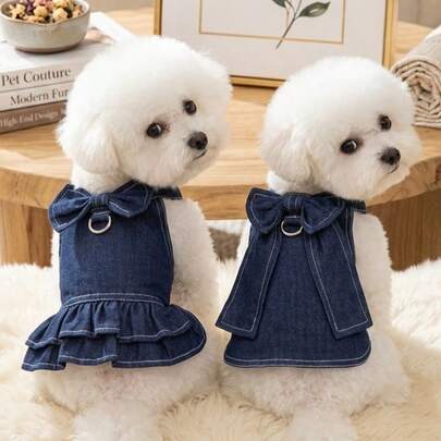 PETSIN Quần áo cho chó, quần áo cho mèo, bộ đồ cho thú cưng hai chân, quần áo đôi, váy sơ mi mới đầu mùa xuân, quần áo cho chó, quần áo cho mèo, quần áo cho động vật, quần áo mùa xuân cho chó, quần áo mới cho động vật nhỏ kiểu Châu Âu và Mỹ.