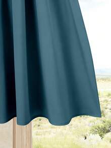 Rusticease 女士度假休闲纯色上衣+印花半裙套装（2件套），女士夏季服装，夏季半裙套装，半裙上衣套装，女士半裙上衣套装，印花半裙套装 - 藍色 - 查看 3