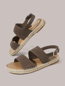 Styleloop Sandal đế bằng nữ, phong cách Boho, cổ điển Mỹ, Bohemian, miền Tây, thích hợp cho lễ hội âm nhạc, tiệc tùng, bãi biển, kỳ nghỉ, Giáng sinh và Ngày Valentine. - Rỉ Nâu - Xem 6