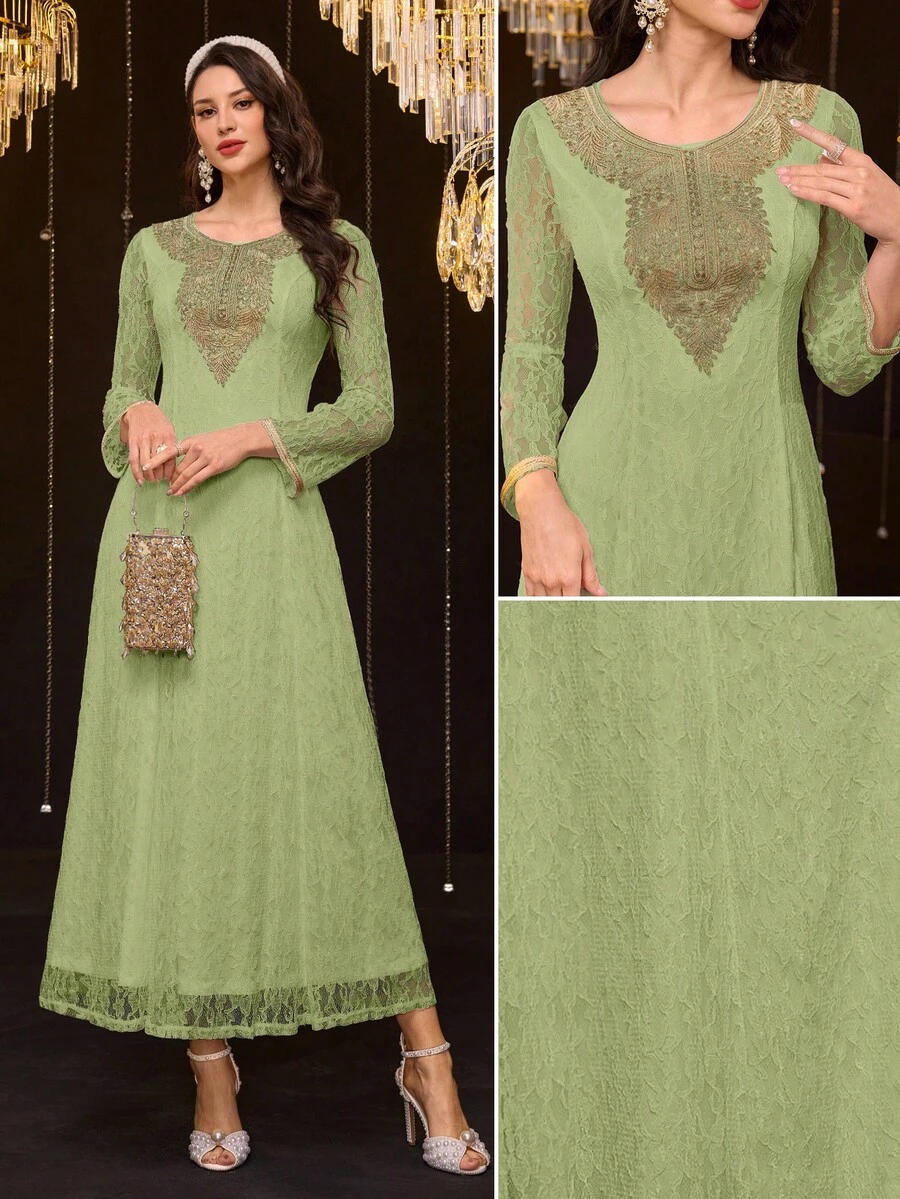 Al Najma Đầm maxi Thổ Nhĩ Kỳ dành cho nữ và áo abaya truyền thống Ả Rập.