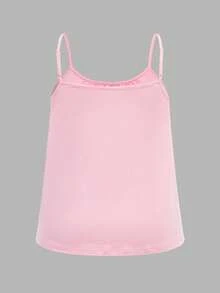 SHEIN EZwear 3件套加大码女式褶皱宽松吊带背心，可调节肩带，适合春夏穿着 - 彩色 - 查看 6