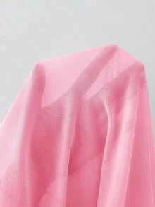 GlowEve 新款春夏时尚侧系带纽扣无袖背心上衣，法式优雅百搭女式衬衫 - 粉色 - 查看 4