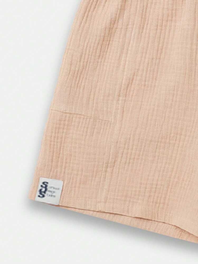 Boys Striped Tee And Shorts Co Ord Set With Crew Neck Short Sleeve Top Elastic Waist Bottoms Casual Summer Outfit