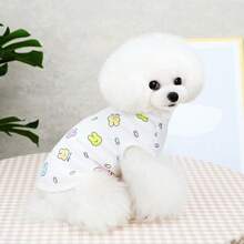 PETSIN 宠物春季新款狗狗服装 动物用品 宠物服装 狗狗背心 猫咪T恤 泰迪熊套装 小型动物服装 休闲酷炫背心 狗狗服装 猫咪服装 春夏两季新款背心 棉质背心 - 彩色 - 查看 9