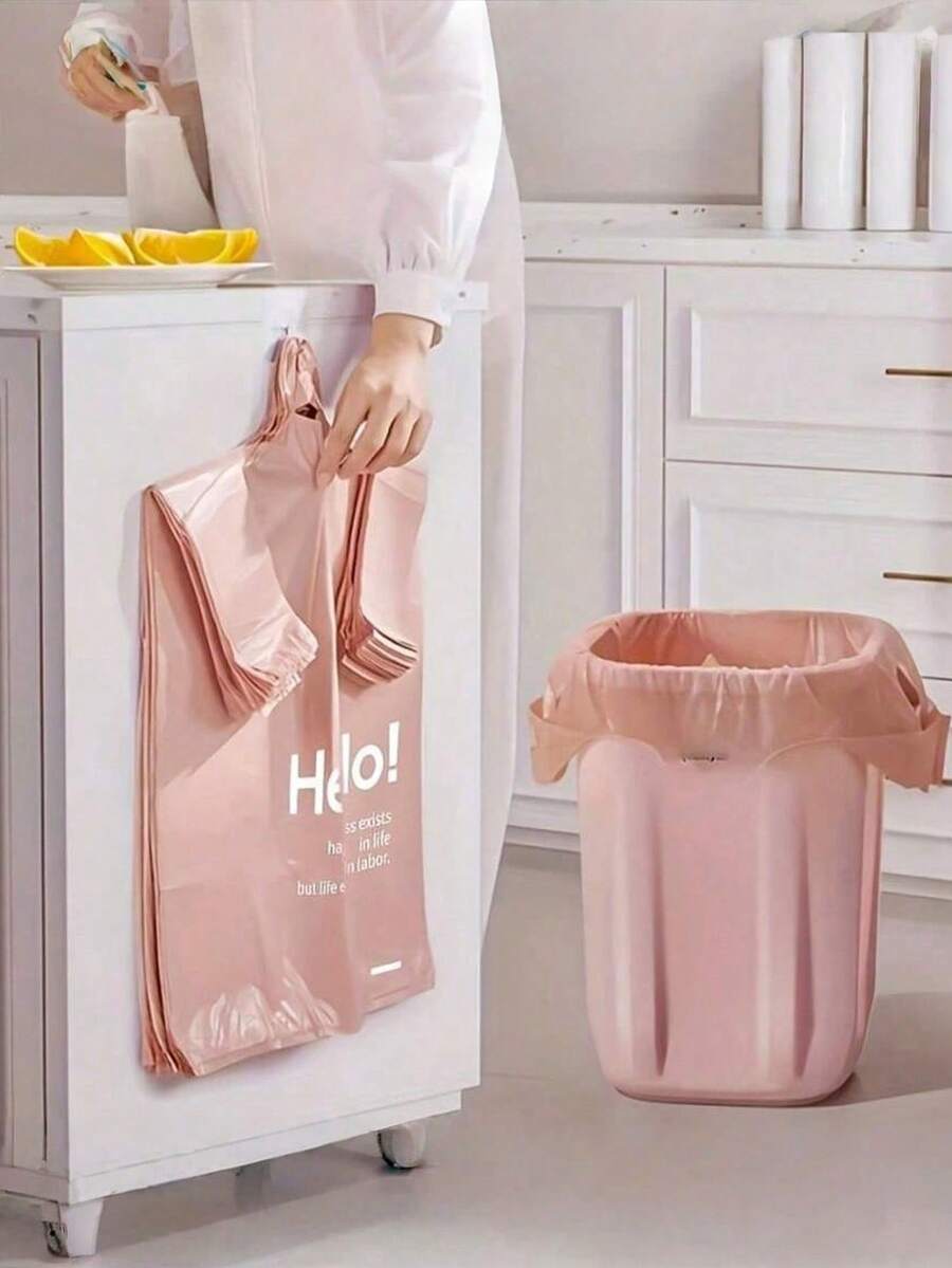 50 Túi rác lớn dày dặn - Chống rò rỉ và rách, được làm từ chất liệu polyethylene bền chắc, thích hợp cho nhà bếp, phòng tắm, phòng khách và các không gian khác, túi đựng rác gia đình, thiết kế chống rò rỉ, cấu trúc chắc chắn, quà tặng Ngày của Mẹ, quà tặng Ngày của Cha - Túi đựng rác được phân loại theo màu sắc - Xem 1