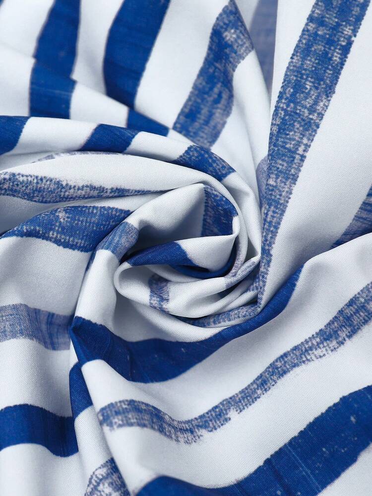 Women's Casual Striped Mid-Length Dress, Summer Summer Dresses For Women Summer Outfits For Women Casual Dresses For Women Casual Women's Dresses