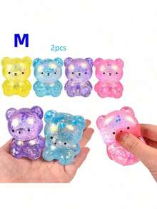 POKOJA LAND A Squeeze Sensory Stress Relief Toys, Squeezing Sugar Ball Fidget Toys, Containing Viscous Substance, Suitable For Relieving Anxiety, Autism, Restlessness And Other Symptoms.(Color And Style Random) - Multicolor - View 10