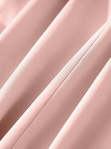 Franclia 优雅无袖黄色衬衫，时尚显瘦夏季女式上衣 - 粉色 - 查看 6