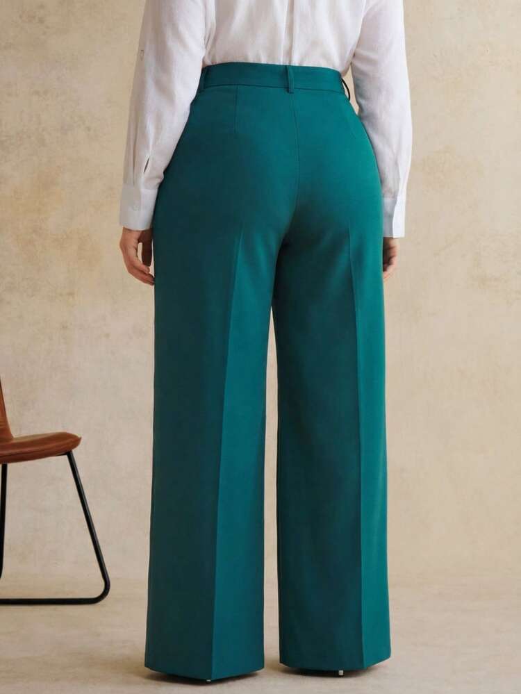 Women's Fashionable, Versatile Casual/Office Wear Structured Design Suit Pants, Spring/Summer