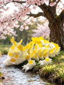 POKOJA LAND A 3D-Printed Cherry Blossom Pink Chinese Dragon, Cute And Pretty, Including: Pink, Blue, Red, Green, Yellow, Stress Toys, Kids Toys, Sensory Toys, Collectibles, Party, Birthday, Christmas, Holiday Gift. - Multicolor - View 6