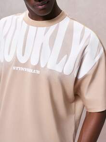 STYNVO Camisetas para hombres - Caqui - Ver 5