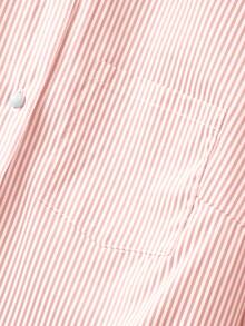 GlowEve CURVE 大码女式时尚通勤优雅圆领珍珠水钻装饰宽松长袖口袋休闲衬衫，适合春夏、返校、度假、毕业典礼、情人节、圣诞节、音乐节、母亲节、万圣节、感恩节、复活节、国庆节、舞会、生日、约会派对、婚礼季、户外旅行等场合。 - 粉色 - 查看 7