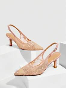 Pink embroidery thread