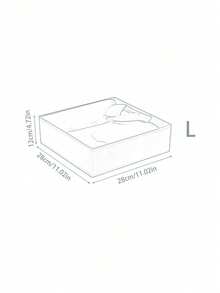 1/3/6/9/12 Packs Foldable Cloth Storage Box Closet Dresser Drawer Organizer Fabric Baskets Bins Containers Divider For Clothes Underwear Bras Socks Lingerie Clothing - Pink - View 10