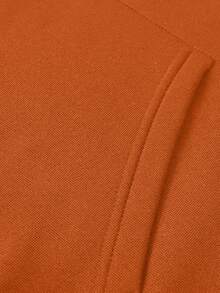 EURMUSE Sudadera Con Capucha Y Cordón De Hombros Caídos Con Estampado De Caballos Para Hombre - Amarillo - Ver 4
