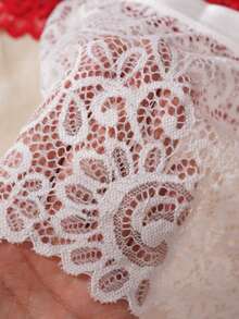 Seduluxe 3pcs Plus Size Lace Elegant Panty Set - Multicolor - View 3