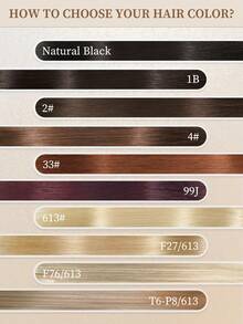 4PCS With 8 Clips Straight Clip In Hair Extensions 100% Real Human Hair Color 33# Auburn Brown 12-18 Inch Double Weft Invisible Clip Hair Extensions Remy Natural Human Hair For Women Girls Daily Full HeadUse Winter Christmas Halloween Costumes Autumn Outfits Women Fall Outfits - S33 - View 12