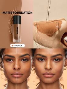 SHEGLAM Complexion Pro 持久透氣霧面粉底液-Saddle - Saddle - 查看 1