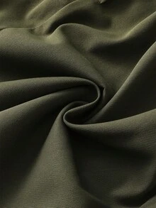 Balvessa Women's Solid Color Belted Front Button Casual Sleeveless Jumpsuit - Army Green - View 7
