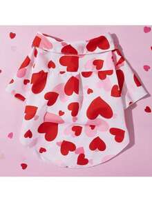 PETSIN 1 cái in hình bò đen trắng và trái tim ngày Valentine cho thú cưng - Nhiều màu - Xem 9