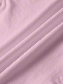 CoComelon X SHEIN 年轻女孩骑士印花圆领短袖休闲T恤 - 白色 - 查看 5
