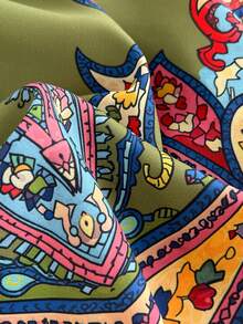 Elamini 女士波西米亚印花露背迷你度假连衣裙 - 彩色 - 查看 4