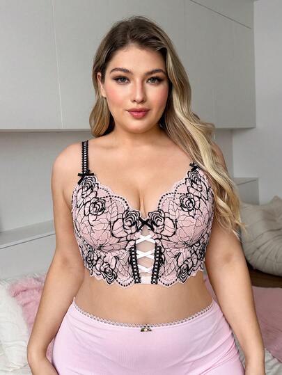 PetitDoll 大码性感蕾丝文胸