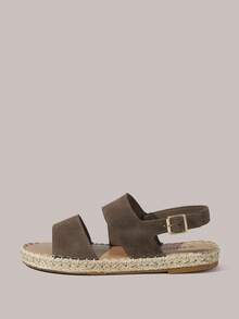 Styleloop Sandal đế bằng nữ, phong cách Boho, cổ điển Mỹ, Bohemian, miền Tây, thích hợp cho lễ hội âm nhạc, tiệc tùng, bãi biển, kỳ nghỉ, Giáng sinh và Ngày Valentine. - Rỉ Nâu - Xem 3